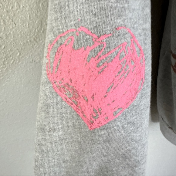 Artisan hand printed zipped hoodie in gray S - Picture 3 of 3